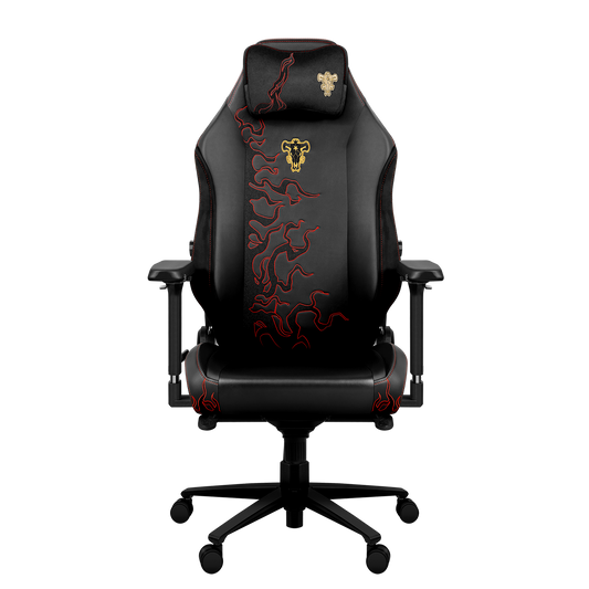 Silla gamer edición limitada Asta Black Clover frontal