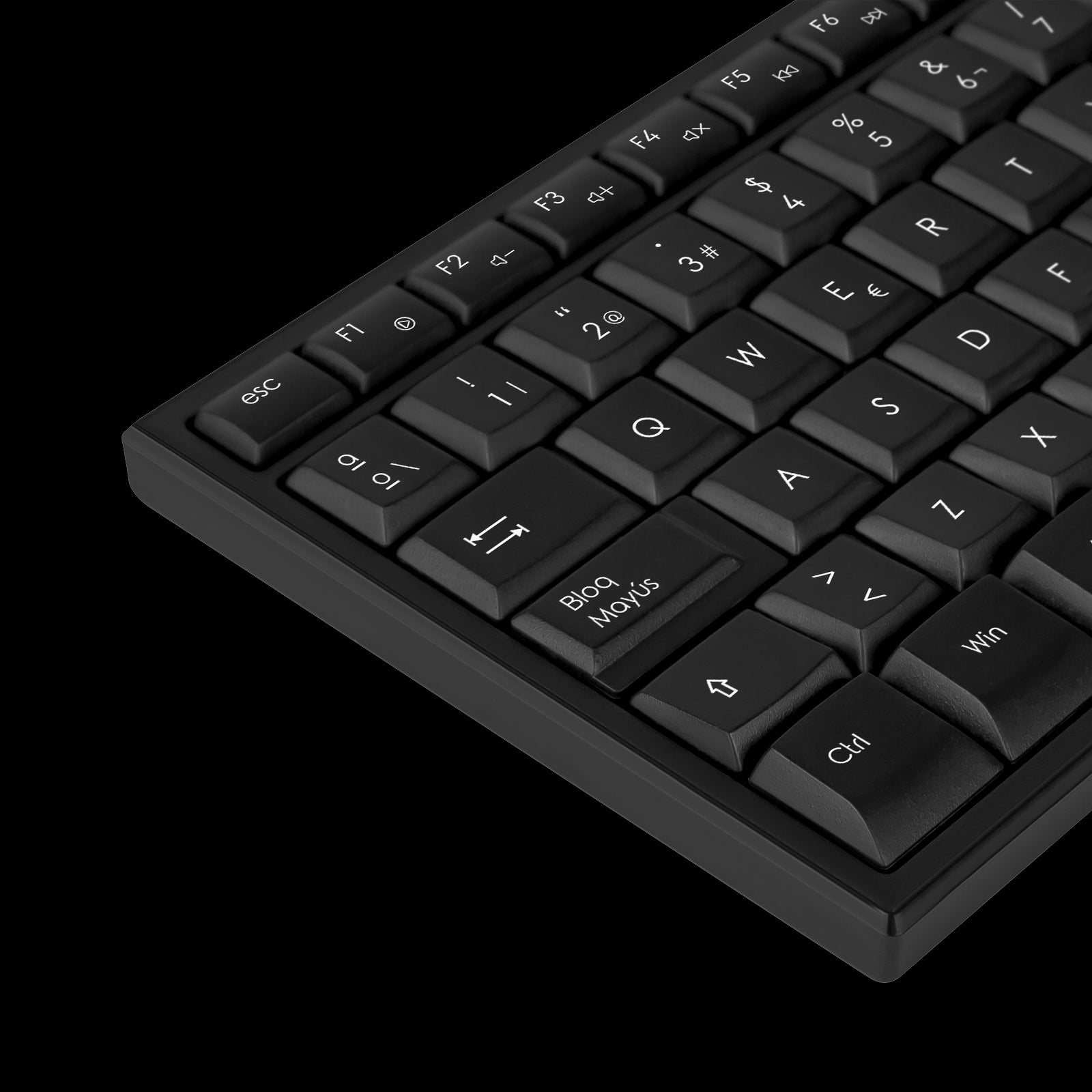 Teclado Phoenix K100 con diseño ergonómico e inclinación ajustable