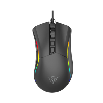 Ratón gaming con cable Phoenix Void Negro vista frontal