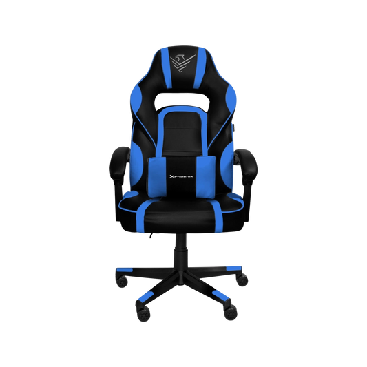 Silla Gaming Phoenix Trophy Azul de Cuero PU