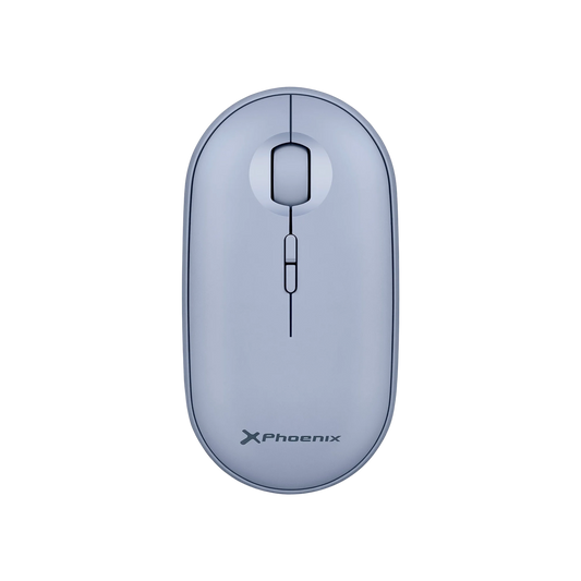 Ratón inalámbrico Phoenix Rebble Azul vista frontal