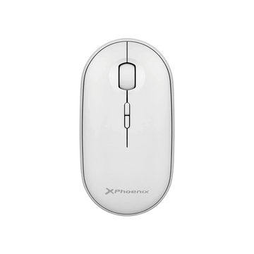 Ratón inalámbrico Phoenix Rebble Blanco vista frontal