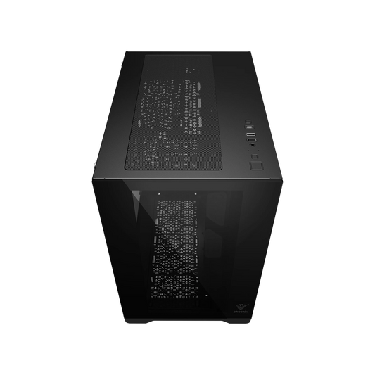 Caja PC Phoenix Zephyr con lateral de cristal templado y rejilla de ventilación