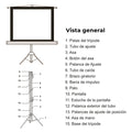 PANTALLA MANUAL TRIPODE VIDEOPROYECTOR PHOENIX 112