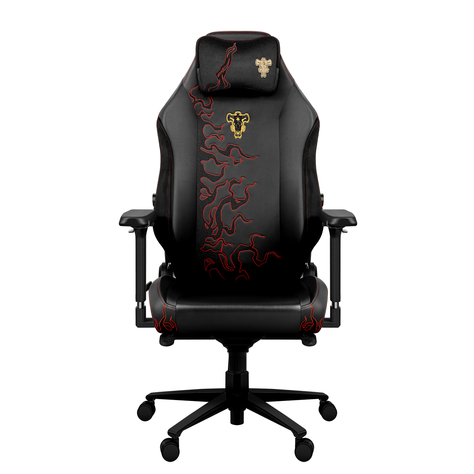 Silla gamer edición limitada Asta Black Clover frontal