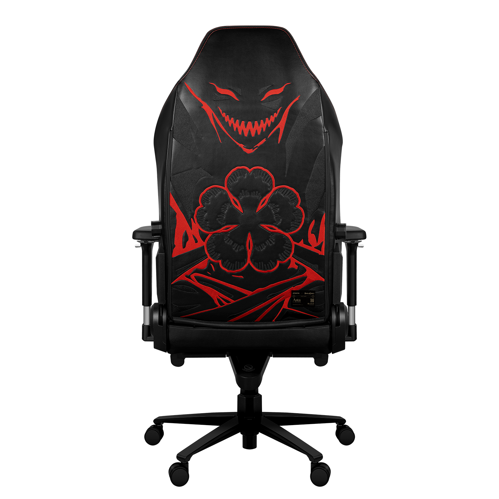 Bordado emblema dorado Black Bulls Phoenix Monarch