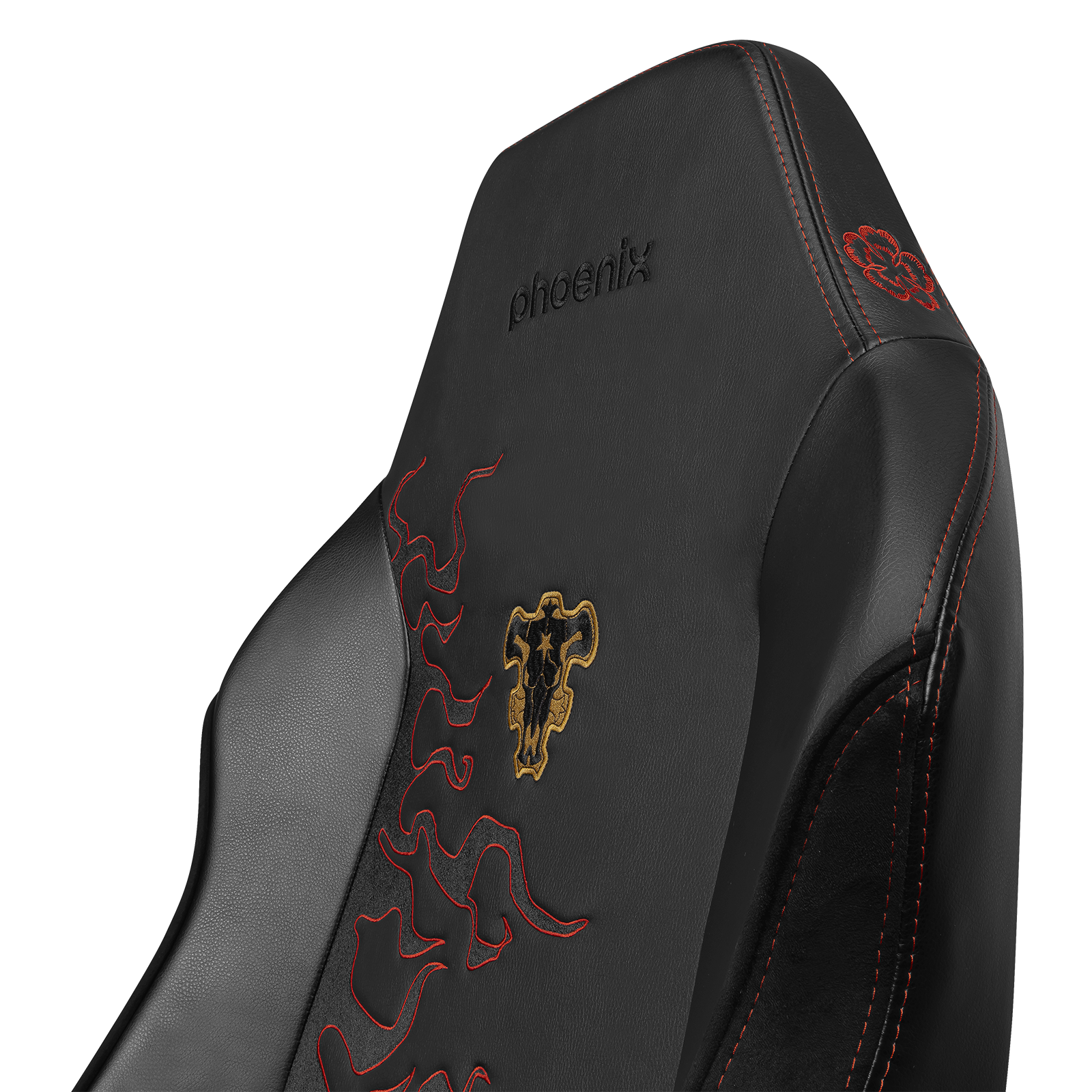 Grimorio de cinco hojas bordado en rojo – Monarch Asta