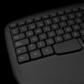 Phoenix K201 Teclado Ergonómico Inalámbrico 2.4Ghz Negro