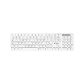 K300 Dual Bluetooth and 2.4Ghz Wireless Multi-Device Keyboard White