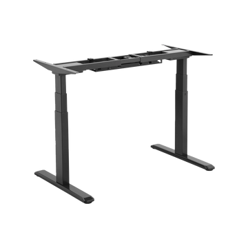 Signa Adjustable Structure for Desk Double Motor and 3 Segments Black