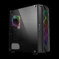 CAJA GAMING TORRE PHOENIX BLACK DIAMOND / CRISTAL TEMPLADO / TIRA ARGB / USB 3.0 / FILTROS ANTIPOLVO / INCLUYE VENTILADOR ARGB