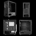 CAJA GAMING TORRE PHOENIX BLACK DIAMOND / CRISTAL TEMPLADO / TIRA ARGB / USB 3.0 / FILTROS ANTIPOLVO / INCLUYE VENTILADOR ARGB