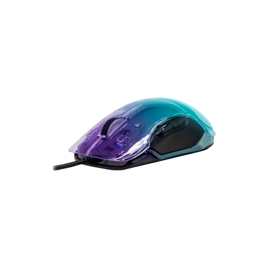 Transparent RGB Banshee gaming mouse