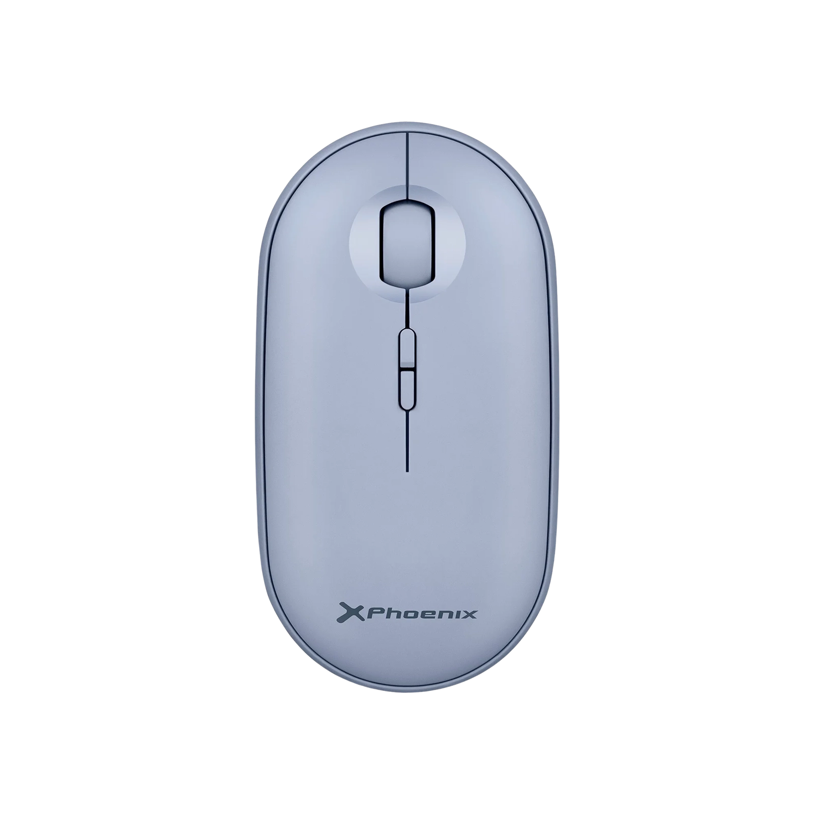 Rebble Wireless Mouse Bluetooth or 24 Ghz blue