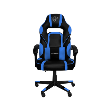 Phoenix Trophy blue PU leather gaming chair