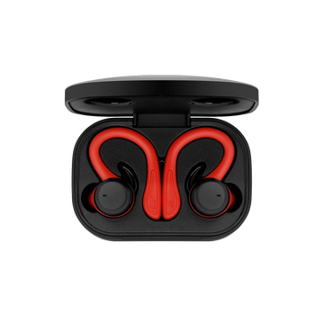 Spartan Bluetooth 5.3 Hands-Free Sports Headphones Interchangeable Accessories Red Details