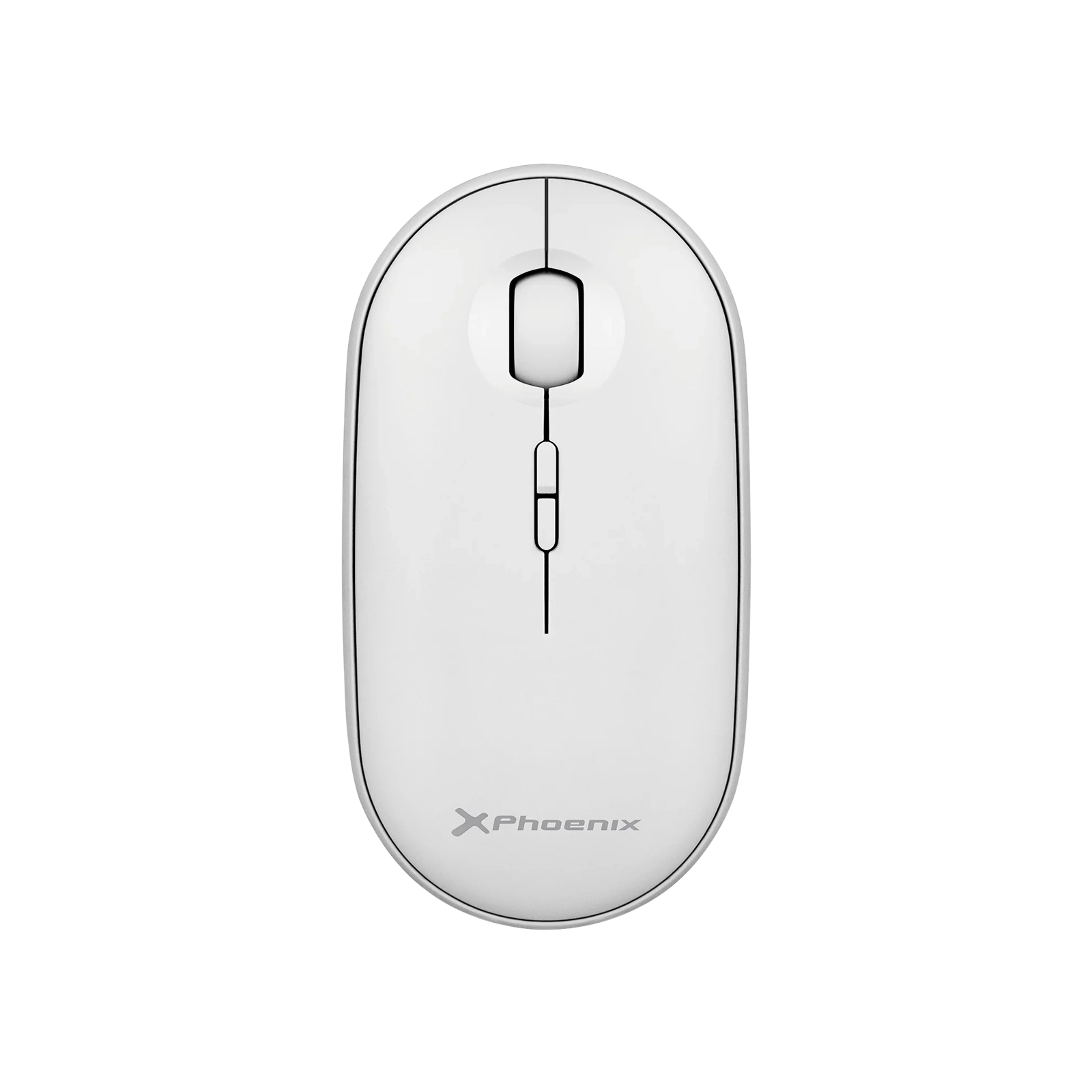 Rebble Wireless Mouse Bluetooth or 2.4 Ghz white 