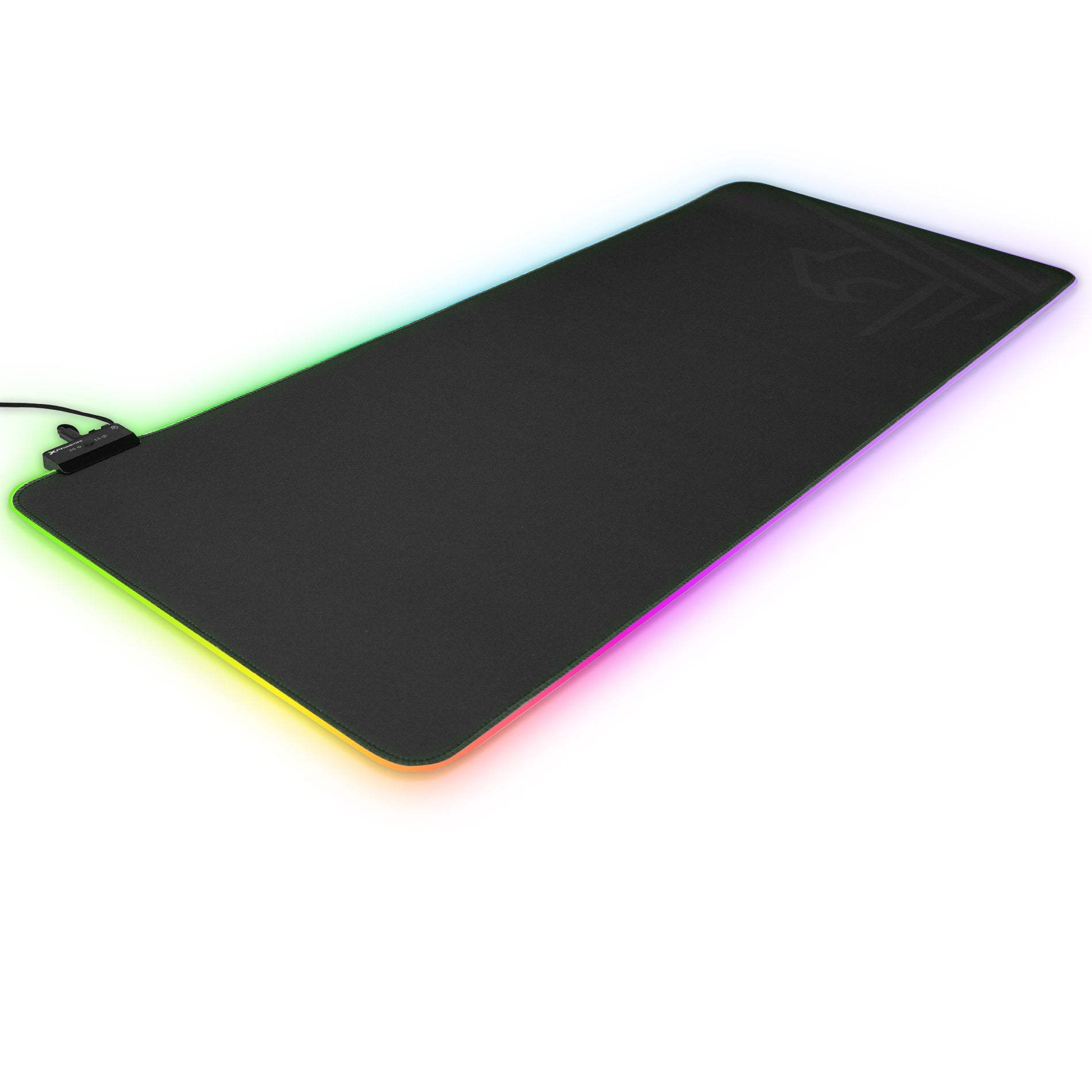 ALFOMBRILLA DE RATON ORDENADOR GAMING PHOENIX MYLUS 90CM FLEXIBLE CON BORDE LED RGB EXTENDIDA / RESITENTE A LIQUIDOS