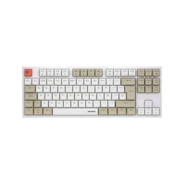 Royal PBT Mechanical White Gaming Keyboard