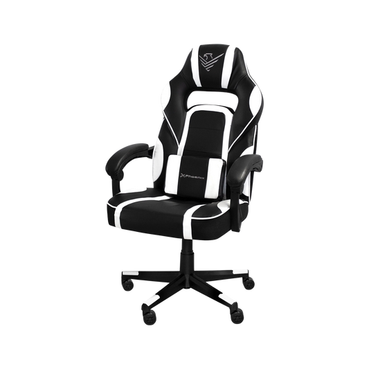 Phoenix Trophy white PU leather gaming chair