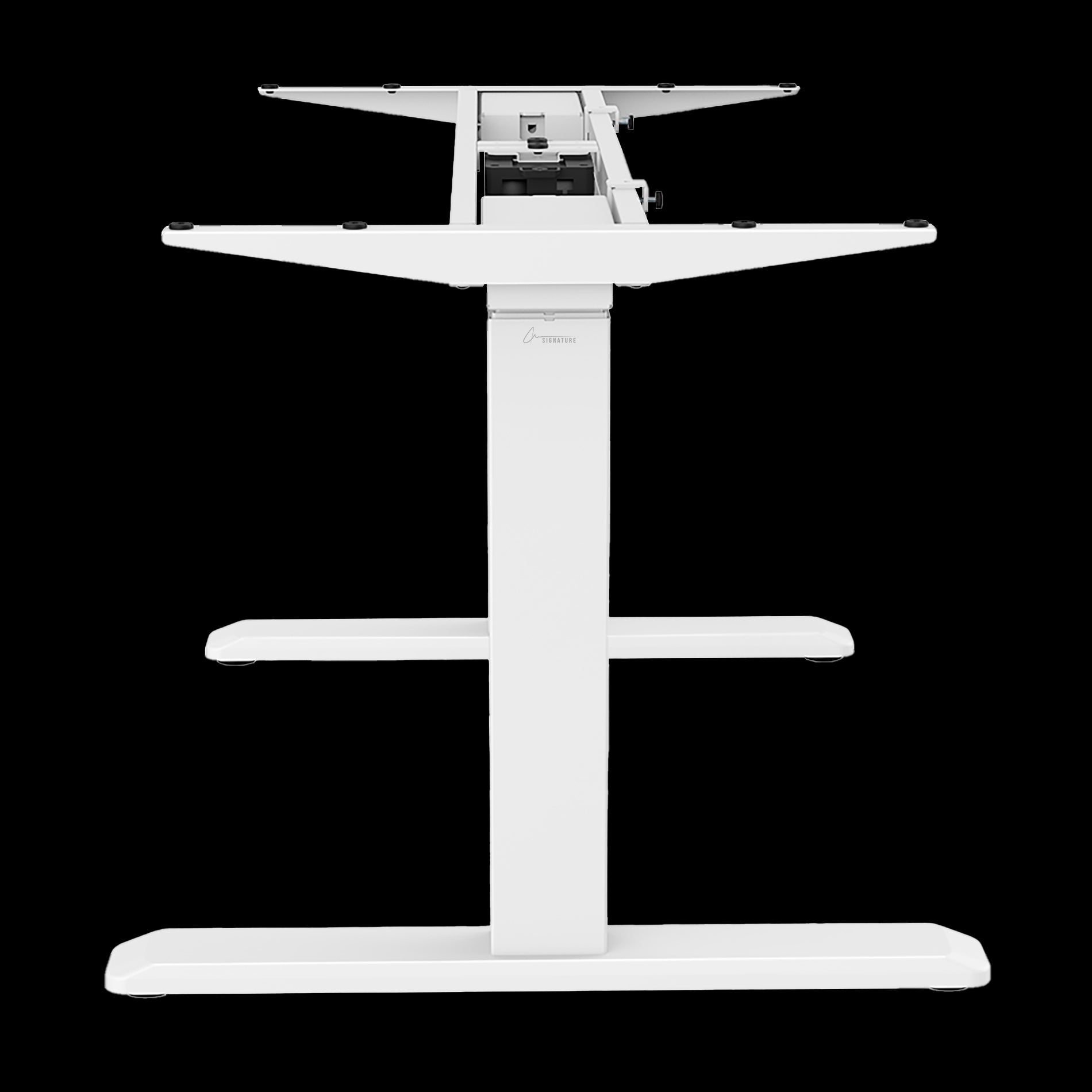 Signa Estructura Ajustable para Escritorio Doble Motor y 3 Segmentos Blanca