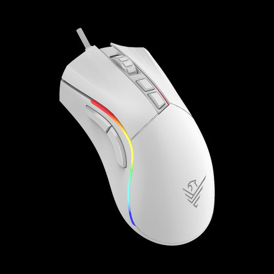 Ratón Gaming Void 12000 DPI de alto rendimiento blanco