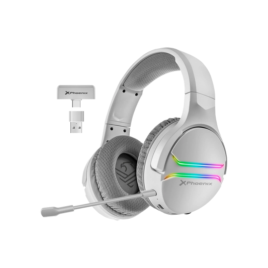 Echo 7.1 white wireless gaming headphones