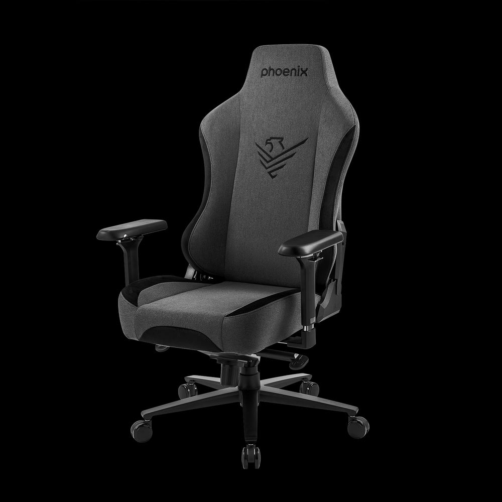 Nova Silla Gaming Fabricada en Tela Gris